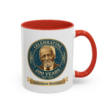 Load image into Gallery viewer, Accent Coffee Mug — "Celebrating 200 Years" Solomon Koonce Portrait (11/15 oz)