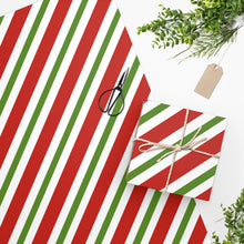 Load image into Gallery viewer, Wrapping Paper - Christmas Wrapping Paper - White, Red, and Green