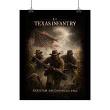 Load image into Gallery viewer, Rolled Posters - 1st Texas Infantry in the cornfield - Poster