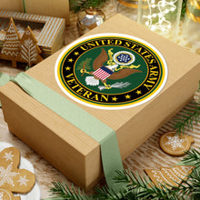 Load image into Gallery viewer, Kiss-Cut Stickers - Army - US Army Veteran