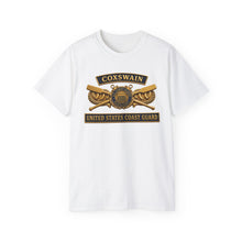 Load image into Gallery viewer, Unisex Ultra Cotton Tee - USCG - Coxswain - Auxiliary w txt - 3D - Enhanced