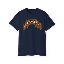 Load image into Gallery viewer, Unisex Ultra Cotton Tee - Army - 75th Ranger Regiment - Ranger Scroll - 3D - Enhanced
