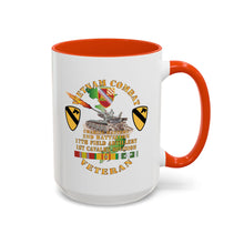 Load image into Gallery viewer, Colorful Mug (11oz/15oz) - Army - Charlie Battery.2nd Battalion,17th Field Artillery - w 1st Cavalry Div - M110 8in SP - Vietnam Vet w VN SVC X 300