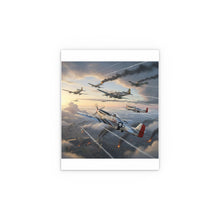 Load image into Gallery viewer, Indoor and Outdoor Silk Posters - Red Tails in Action
