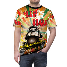 Load image into Gallery viewer, Unisex Cut & Sew Tee (AOP) - Hip Hop - Music and Dancing