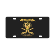 Load image into Gallery viewer, Army - 1st Cavalry Regiment w Br - Ribbon - C-1-1 CAV West Germany X 300 Classic License Plate