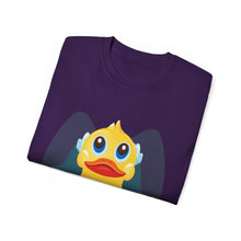 Load image into Gallery viewer, Unisex Ultra Cotton Tee - Yellow Rubber Duck - Front with Water - First Sergeant