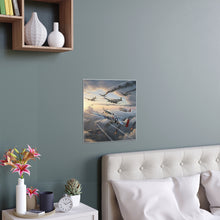 Load image into Gallery viewer, Indoor and Outdoor Silk Posters - Red Tails in Action