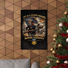 Load image into Gallery viewer, Matte Poster - Honoring the 5th USCT, 1864 - Right