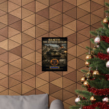 Load image into Gallery viewer, 614th Tank Destroyer Battalion WWII Matte Poster — "Hunting the Hunters"