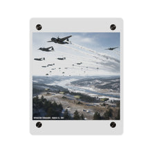 Load image into Gallery viewer, Acrylic Wall Art Panel - Operation Tomahawk - 187th Regimental Combat Team