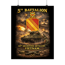 Load image into Gallery viewer, Matte Poster - 5th Bn, 44th Air Defense Artillery - Duster - Vietnam
