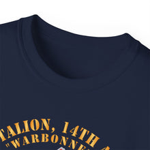 Load image into Gallery viewer, Unisex Ultra Cotton Tee - 6th Battalion, 14th Artillery Regiment - DUI - Warbonnets - VN SVC BAR - Top X 300