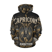 Load image into Gallery viewer, Capricorn - ambition and empire Men's All Over Print Hoodie (USA Size)