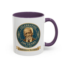 Load image into Gallery viewer, Accent Coffee Mug — "Celebrating 200 Years" Solomon Koonce Portrait (11/15 oz)
