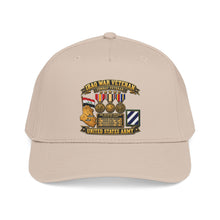 Load image into Gallery viewer, Mid Profile Baseball Cap - Army - Iraq War Veteran - Ribbon Bar - Map - SSI - 3rd Infantry Division - 3D - Enhanced