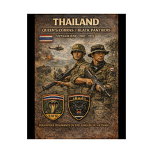 Load image into Gallery viewer, Matte Poster - Thailand's war heroes Cobras and Panthers