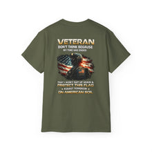 Load image into Gallery viewer, Unisex Ultra Cotton Tee - Veteran’s pride and sacrifice