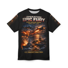 Load image into Gallery viewer, Operation EPIC FURY Tribute Tee — US Strike Against Iran Strategic Strike Campaign