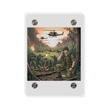 Load image into Gallery viewer, Acrylic Wall Art Panel - Vietnam Patrol Fire Fight Requesting Medevac