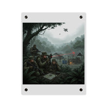 Load image into Gallery viewer, Acrylic Wall Art Panel - SOF Team Hitting a Jungle Drug Lab