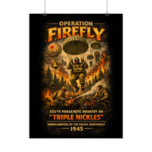 Load image into Gallery viewer, Posters - Operation Firefly - 555th Parachute Infantry