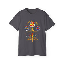 Load image into Gallery viewer, Unisex Ultra Cotton Tee - Cold War Vet - 1st Missile Bn, 81st Artillery 56th Artillery Group - Neu-Ulm Germany - Firing Missile w COLD SVC
