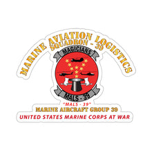 Load image into Gallery viewer, Kiss-Cut Stickers - USMC - Marine Aviation Logistics Squadron 39 - MALS 39 - Magicians