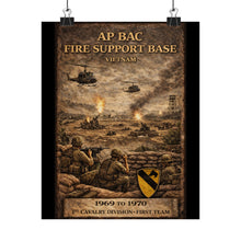 Load image into Gallery viewer, Matte Poster - Ap Bac fire support base, 1969-1970