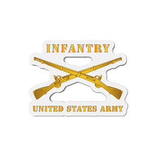 Load image into Gallery viewer, Die-Cut Magnet - Army - Infantry - Branch - US Army X 300