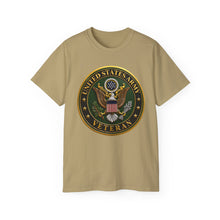Load image into Gallery viewer, Unisex Ultra Cotton Tee - Army - US Army Veteran - 3D - Enhanced