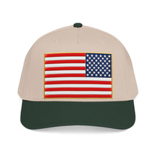Load image into Gallery viewer, Mid Profile Baseball Cap - Flag - United States - 3D - Enhanced