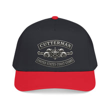 Load image into Gallery viewer, Mid Profile Baseball Cap - USCG - Cutterman - Enlisted w txt - 3D - Enhanced