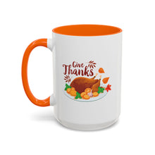 Load image into Gallery viewer, Accent Coffee Mug - Give Thanks
