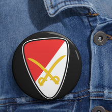 Load image into Gallery viewer, Custom Pin Buttons - SSI - 6th Cavalry Brigade wo txt