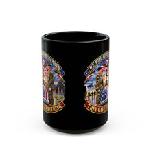 Load image into Gallery viewer, Black Mug (15oz) - Emblem - We Will Always Remember - They Gave Everything - 3D - Enhanced