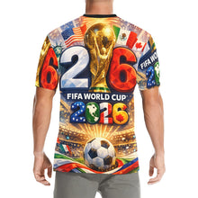 Load image into Gallery viewer, FIFA World Cup 2026 celebration Men's All Over Print Crew Neck T-Shirt