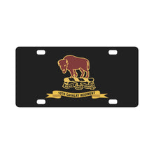 Load image into Gallery viewer, Army - 10th Cavalry Regiment w Ribbon X 300 Classic License Plate