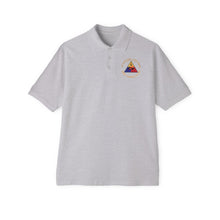 Load image into Gallery viewer, Men's Piqué Polo - 1st Battalion, 110th Armored Regiment - SSI - Above Equal - ARNG