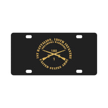Load image into Gallery viewer, 1st Battalion 180th Infantry Branch - Oklahoma Warriors - US Army X 300 Classic License Plate
