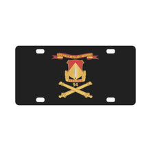 Load image into Gallery viewer, Army - 94th Field Artillery Regiment - DUI w Number Br - Ribbon X 300 Classic License Plate