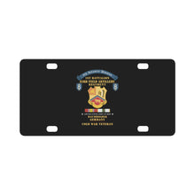 Load image into Gallery viewer, 8th Infantry Division Scroll - 1st Bn, 83rd Field Artillery Regiment - Baumholder Germany - Cold War Classic License Plate