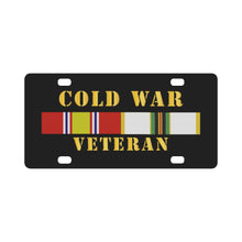 Load image into Gallery viewer, Army - Cold War Veteran w COLD SVC Classic License Plate