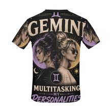 Load image into Gallery viewer, Gemini - Multitasking my personalities Men's All Over Print Crew Neck T-Shirt