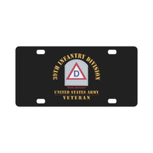 Load image into Gallery viewer, Army - SSI - 39th Infantry Division - Delta Division - US Army Veteran X 300 Classic License Plate