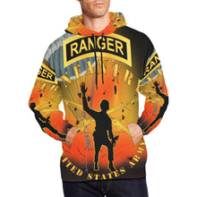 Load image into Gallery viewer, Men's All Over Print Hoodie (USA Size) (Model H13) - Infantry - Follow Me - Ranger Tab - Paratrooper - Battleground