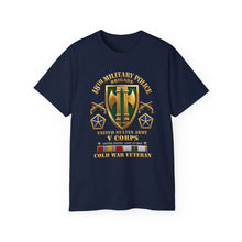 Load image into Gallery viewer, Unisex Ultra Cotton Tee - Army - 18th MP Brigade - V Corps- COLD SVC - 3d Enhanced X 300