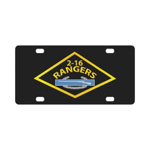 Load image into Gallery viewer, 2nd Bn, 16th Infantry - Rangers w CIB w Txt X 300 Classic License Plate