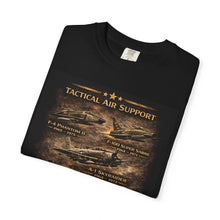 Load image into Gallery viewer, Vietnam Tribute Tactical Air Support T-shirt — Strike Aircraft with Service Ribbons