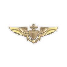 Load image into Gallery viewer, Kiss-Cut Stickers - USCG - Aviator Badge wo txt - 3D - Enhanced